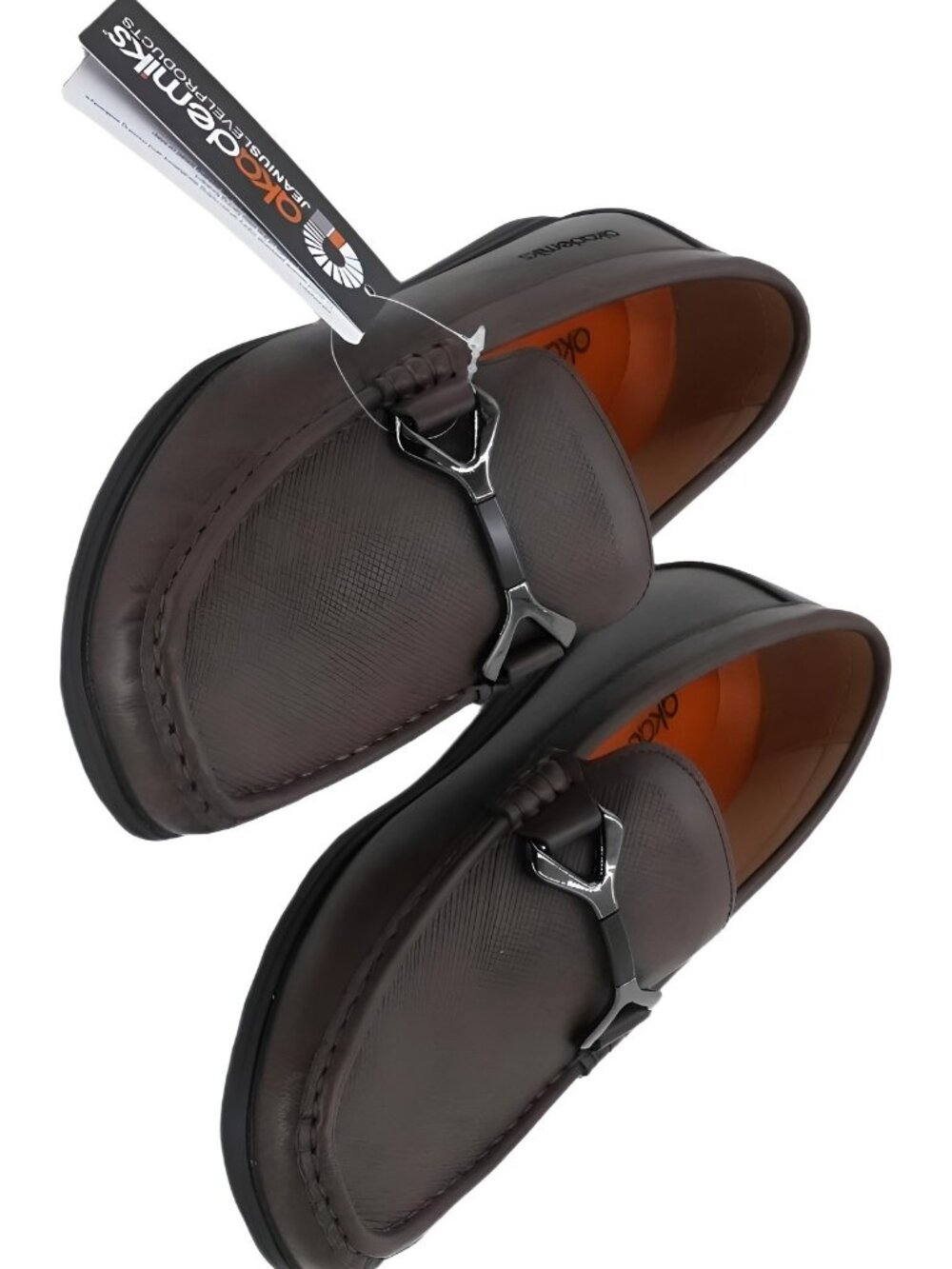 Akademiks Men's Ogden Slip-On Comfort Loafers Brown Sz 7M